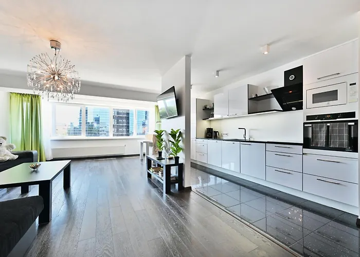 Apartment Kahe Magamistoaga Ja Suure Elutoaga 3-toaline Korter Vaatega Tallinna Aerikeskusele